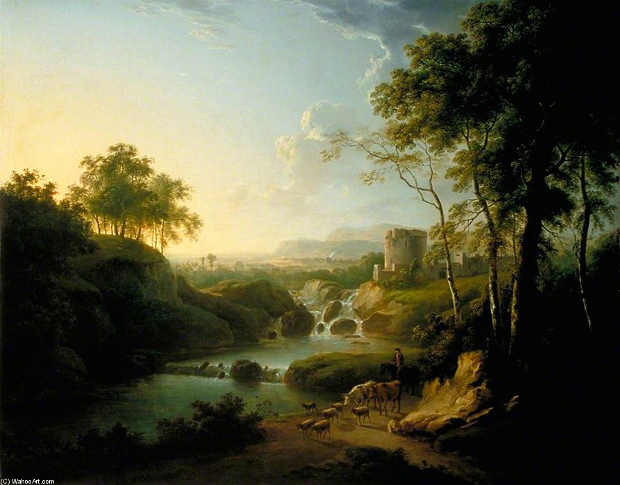 Wikioo.org - The Encyclopedia of Fine Arts - Painting, Artwork by Abraham Pether - Landscape