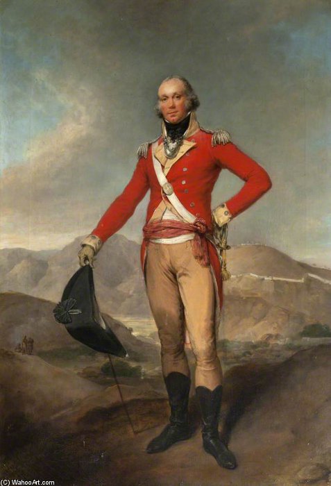 Wikioo.org - สารานุกรมวิจิตรศิลป์ - จิตรกรรม Arthur William Devis - Lieutenant Colonel The Honourable James Maitland