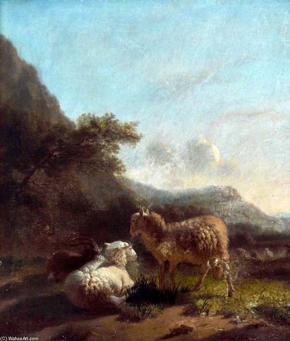 Wikioo.org – La Enciclopedia de las Bellas Artes - Pintura, Obras de arte de Balthasar Paul Ommeganck - oveja
