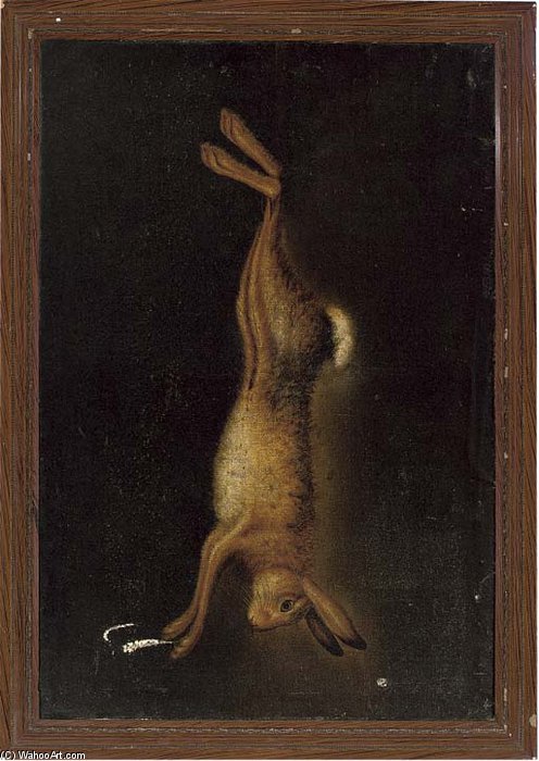 WikiOO.org - Enciklopedija dailės - Tapyba, meno kuriniai Benjamin Blake - A Hanging Hare