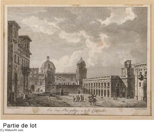 Wikioo.org - สารานุกรมวิจิตรศิลป์ - จิตรกรรม Claude Louis Chatelet - Views Of Sicily By Berthault, Allix, Michel, Paris, And Varin Gutenberg