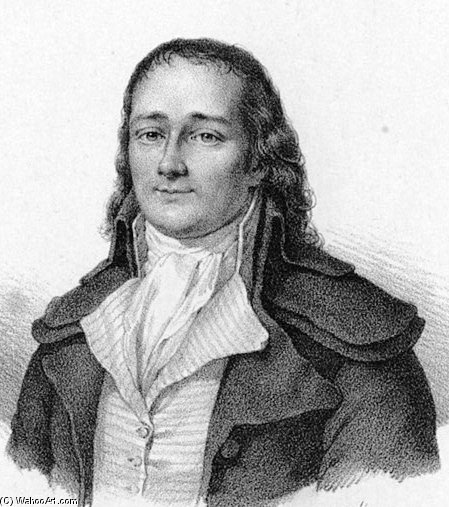 WikiOO.org - 백과 사전 - 회화, 삽화 Francois Seraphin Delpech - Portrait Of Pierre-gaspard Chaumette