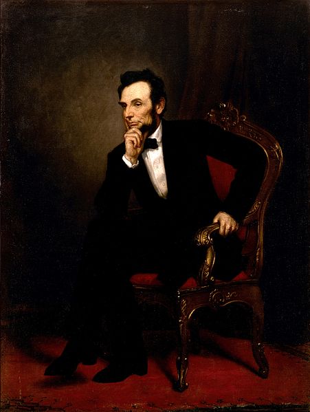 WikiOO.org - دایره المعارف هنرهای زیبا - نقاشی، آثار هنری George Peter Alexander Healy - Abraham Lincoln