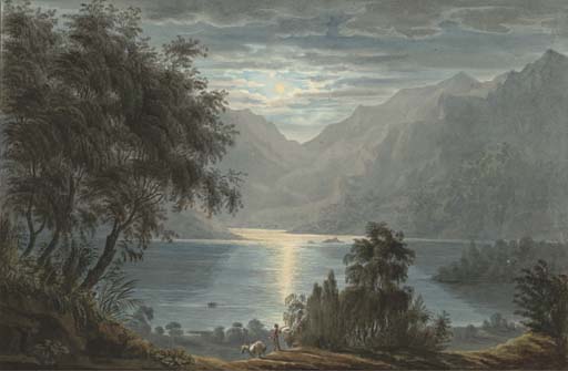 Wikioo.org - The Encyclopedia of Fine Arts - Painting, Artwork by Harriet Cheney - The Upper Part Of Ullswater From Lyulph's Tower