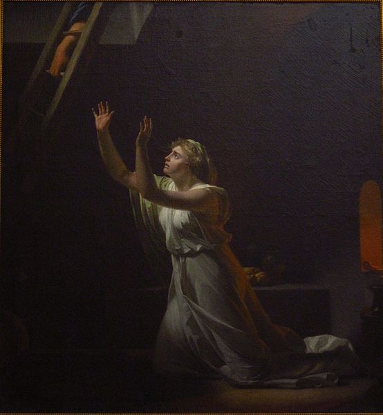 Wikioo.org – L'Encyclopédie des Beaux Arts - Peinture, Oeuvre de Henri Pierre Danloux - La torture d un Vestal