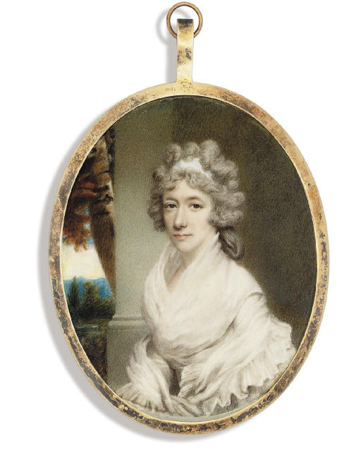WikiOO.org - Encyclopedia of Fine Arts - Maalaus, taideteos Henry Edridge - Hester Frances, Lady Bellingham