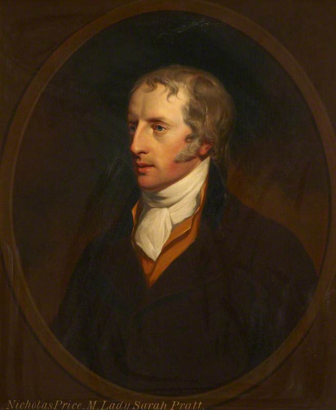 Wikioo.org - The Encyclopedia of Fine Arts - Painting, Artwork by Hugh Douglas Hamilton - Nicholas Price, Husband Of Lady Sarah Pratt