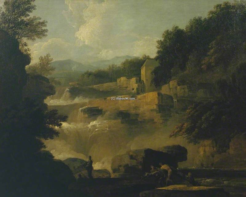 WikiOO.org - Енциклопедія образотворчого мистецтва - Живопис, Картини
 Jacob More - Falls Of Clyde