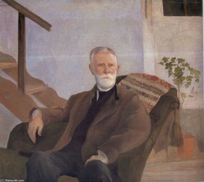Wikioo.org - The Encyclopedia of Fine Arts - Painting, Artwork by Karoly Ferenczy - Károly Festmenye