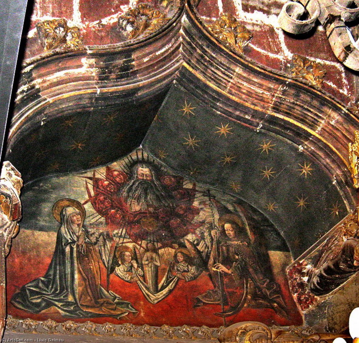 WikiOO.org - Encyclopedia of Fine Arts - Lukisan, Artwork Lluis Dalmau - Sepulcre De Sanca Ximenis De Cabrera, A La Catedral De Barcelona