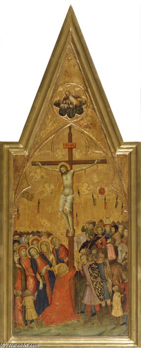 WikiOO.org - Enciclopédia das Belas Artes - Pintura, Arte por Naddo Ceccarelli - The Crucifixion