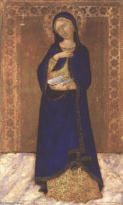 WikiOO.org - Encyclopedia of Fine Arts - Schilderen, Artwork Naddo Ceccarelli - The Virgin Annunciate