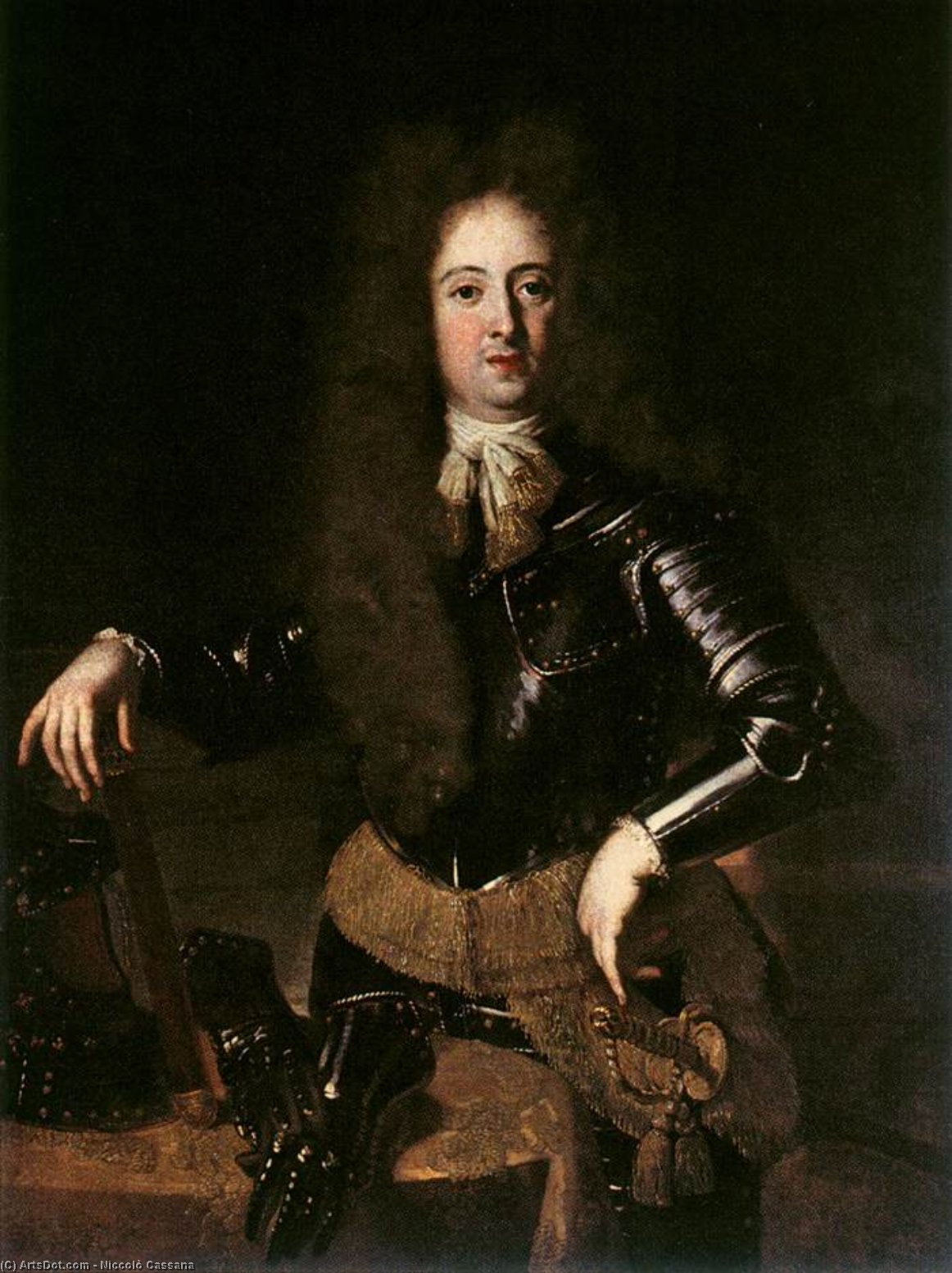 Wikioo.org - The Encyclopedia of Fine Arts - Painting, Artwork by Niccolò Cassana - Portrait Of Grand Prince Ferdinando De' Medici