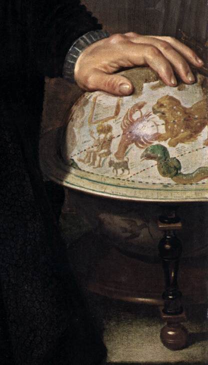 WikiOO.org - Encyclopedia of Fine Arts - Lukisan, Artwork Nicolaes Eliasz Pickenoy - Man With A Celestial Globe (detail)