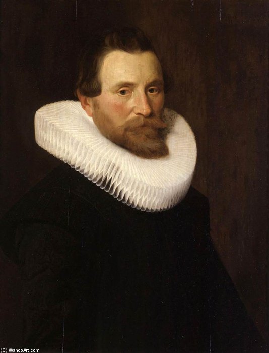 Wikioo.org - The Encyclopedia of Fine Arts - Painting, Artwork by Nicolaes Eliasz Pickenoy - Portrait Of A Gentleman