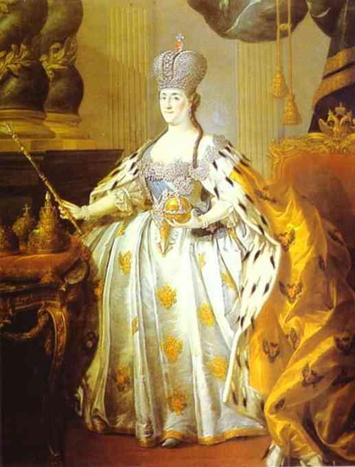 Wikioo.org – L'Encyclopédie des Beaux Arts - Peinture, Oeuvre de Stefano Torelli - Portrait de l impératrice Catherine II
