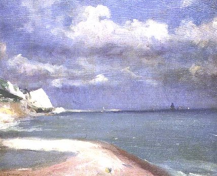Wikioo.org – La Enciclopedia de las Bellas Artes - Pintura, Obras de arte de Théodore Casimir Roussel - que se aproxima tormenta