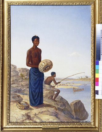 Wikioo.org - Bách khoa toàn thư về mỹ thuật - Vẽ tranh, Tác phẩm nghệ thuật Thomas Baines - Shibante, A Native Of Mazaro