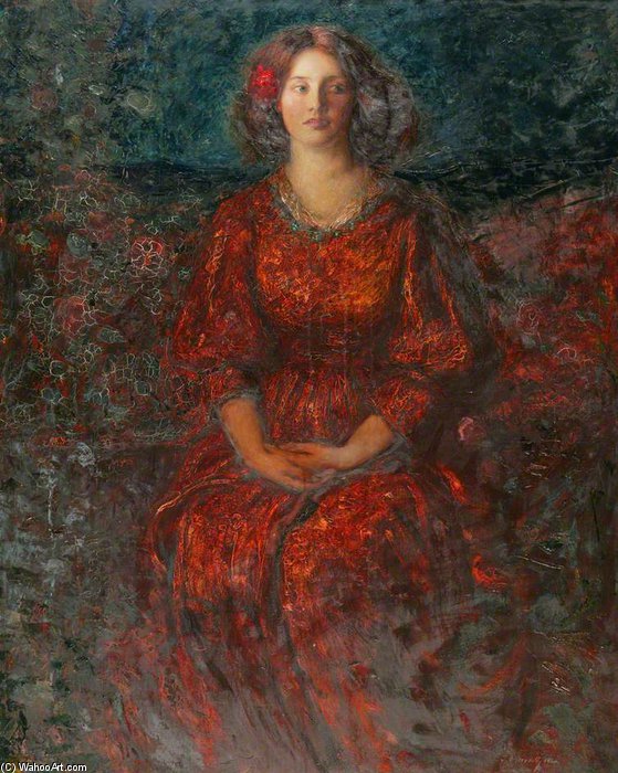 Wikioo.org - The Encyclopedia of Fine Arts - Painting, Artwork by Thomas E Mostyn - Romance