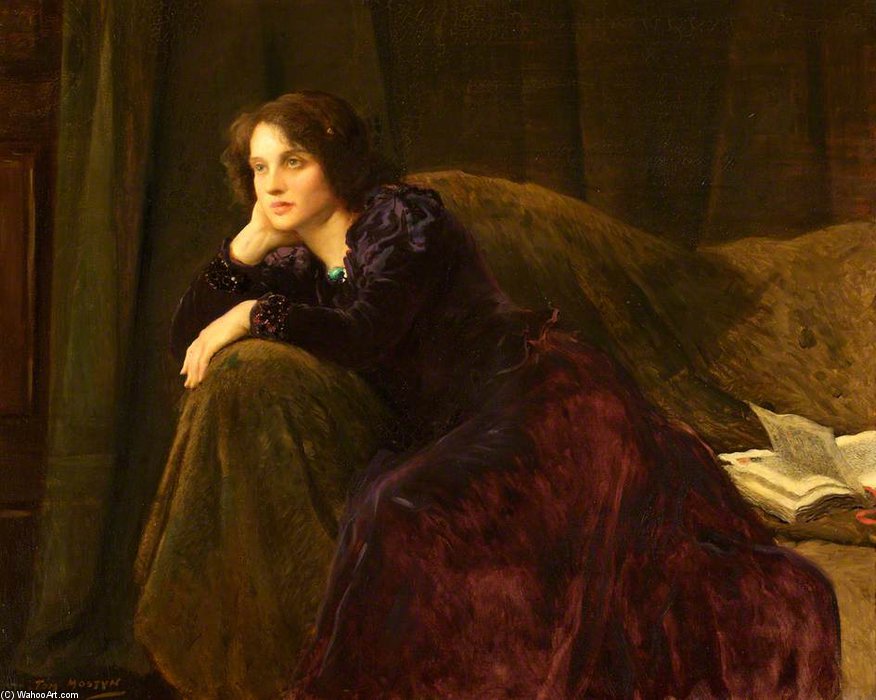 Wikioo.org - The Encyclopedia of Fine Arts - Painting, Artwork by Thomas E Mostyn - Unsolved
