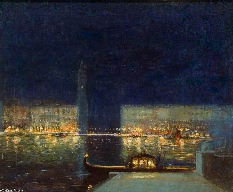 Wikioo.org - The Encyclopedia of Fine Arts - Painting, Artwork by Thomas Edwin Mostyn - Venice Pageant