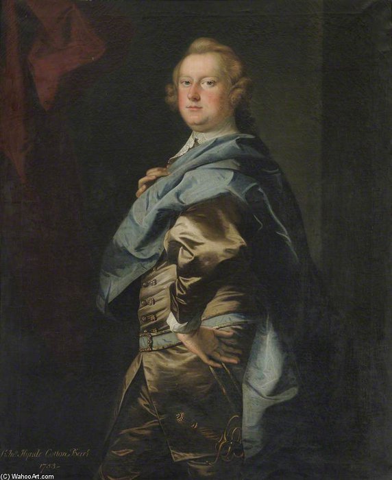 WikiOO.org - Encyclopedia of Fine Arts - Maleri, Artwork Thomas Hudson - John Hynde Cotton
