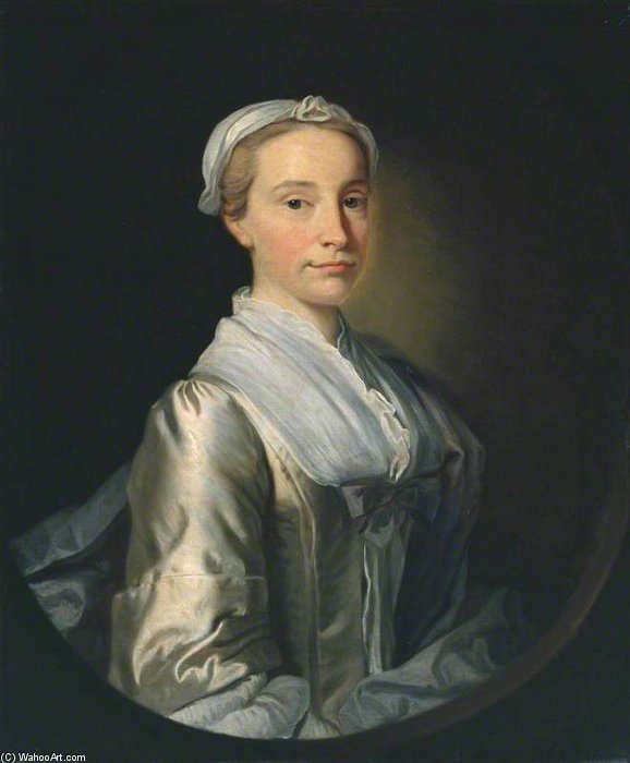 WikiOO.org - Encyclopedia of Fine Arts - Maalaus, taideteos Thomas Hudson - Mrs Collier