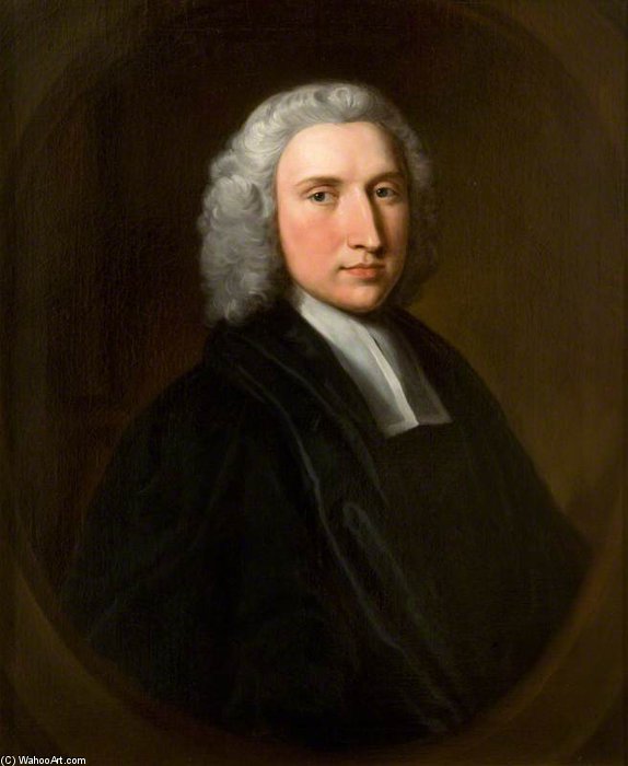 Wikioo.org - The Encyclopedia of Fine Arts - Painting, Artwork by Thomas Hudson - Reverend Sir Hadley D'oyly
