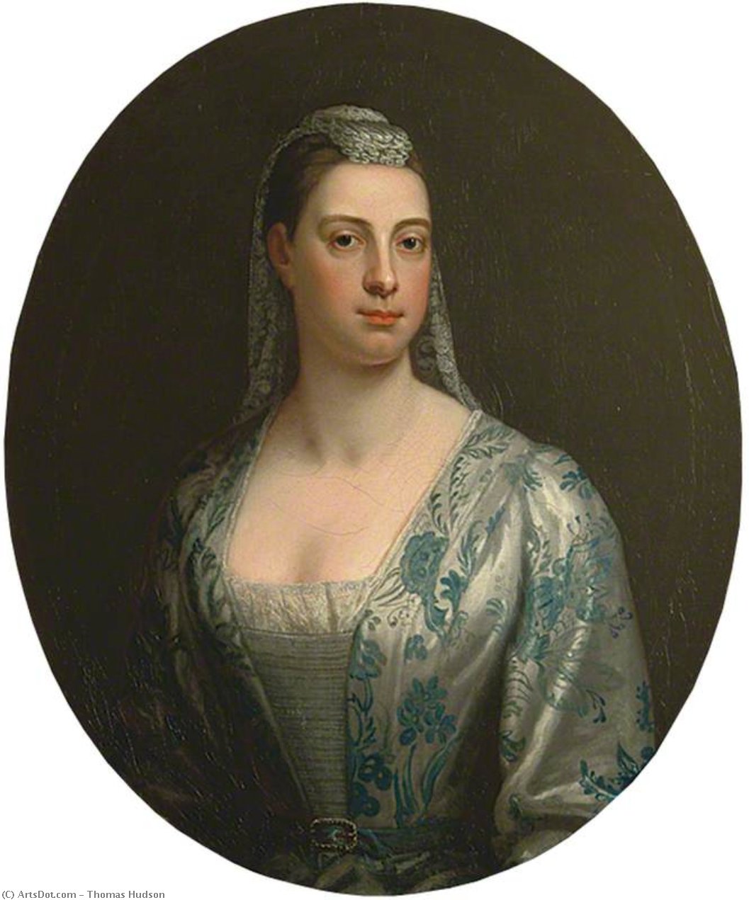 WikiOO.org - Enciclopedia of Fine Arts - Pictura, lucrări de artă Thomas Hudson - The Honourable Mrs Plummer