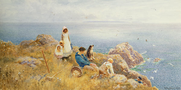 WikiOO.org - Encyclopedia of Fine Arts - Maleri, Artwork Thomas James Lloyd - Summer Frolic