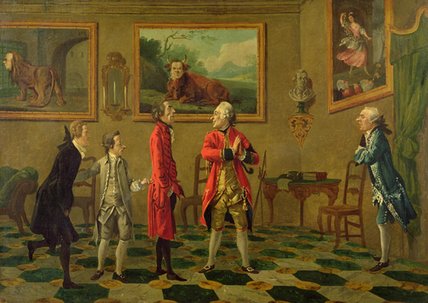 Wikioo.org - The Encyclopedia of Fine Arts - Painting, Artwork by Thomas Patch - A Caricature Group In Florence, C.1760