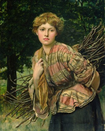 Wikioo.org – La Enciclopedia de las Bellas Artes - Pintura, Obras de arte de Valentine Cameron Prinsep - La hija del guardabosques