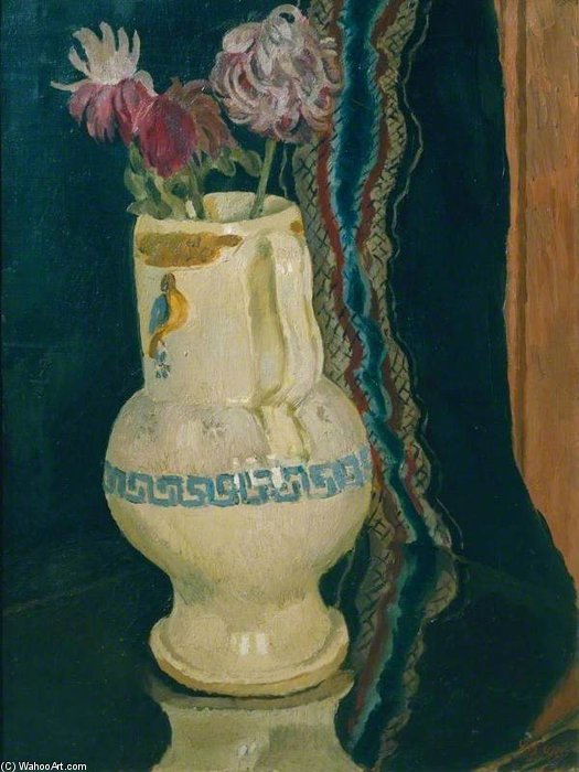 Wikioo.org - The Encyclopedia of Fine Arts - Painting, Artwork by Vanessa Bell - Chrysanthemums