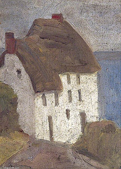 WikiOO.org - Encyclopedia of Fine Arts - Maľba, Artwork Vanessa Bell - Cornish Cottage