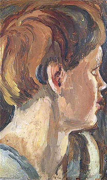 Wikioo.org - The Encyclopedia of Fine Arts - Painting, Artwork by Vanessa Bell - Head Of Quentin Bell