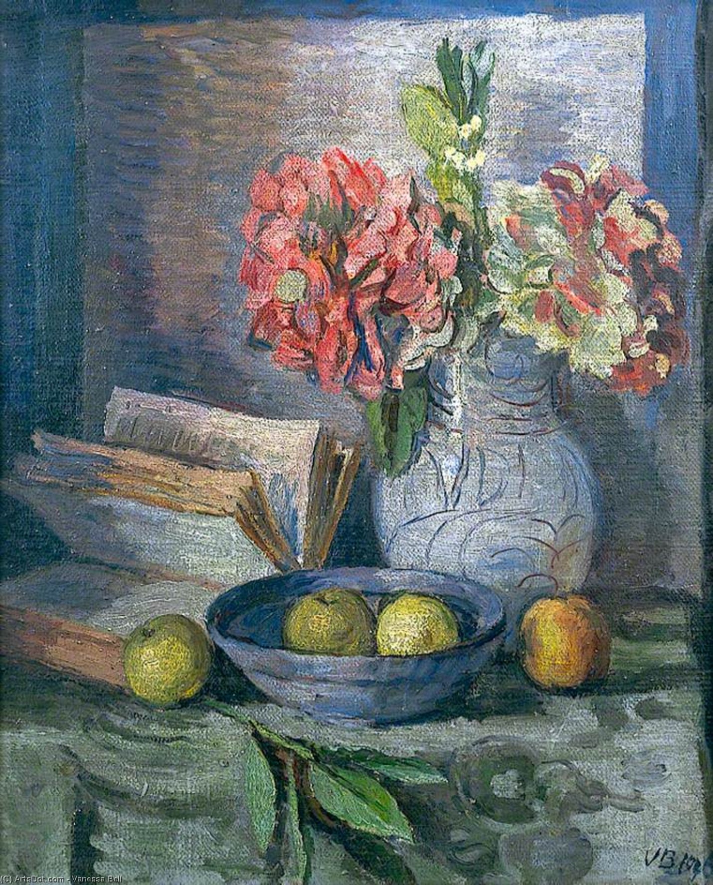Wikioo.org - The Encyclopedia of Fine Arts - Painting, Artwork by Vanessa Bell - Hydrangeas