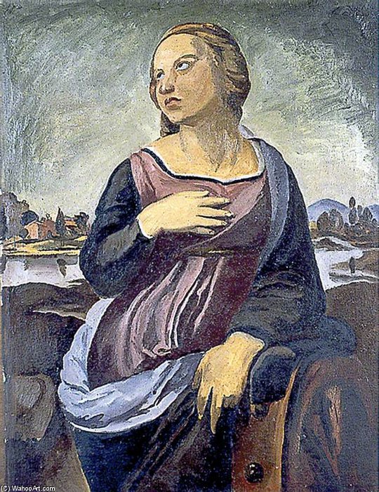 Wikioo.org - สารานุกรมวิจิตรศิลป์ - จิตรกรรม Vanessa Bell - Saint Catherine