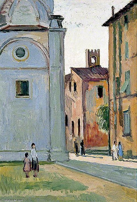 Wikioo.org - The Encyclopedia of Fine Arts - Painting, Artwork by Vanessa Bell - The Duomo In Lucca, Italy