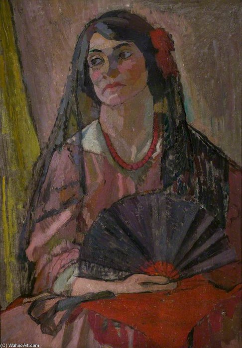 WikiOO.org - Encyclopedia of Fine Arts - Maleri, Artwork Vanessa Bell - The Spanish Lady