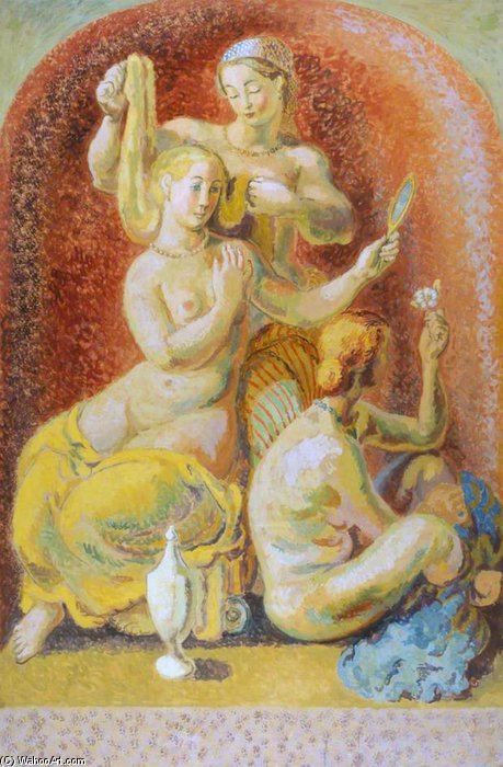 Wikioo.org – La Enciclopedia de las Bellas Artes - Pintura, Obras de arte de Vanessa Bell - el `toilet` de Venus