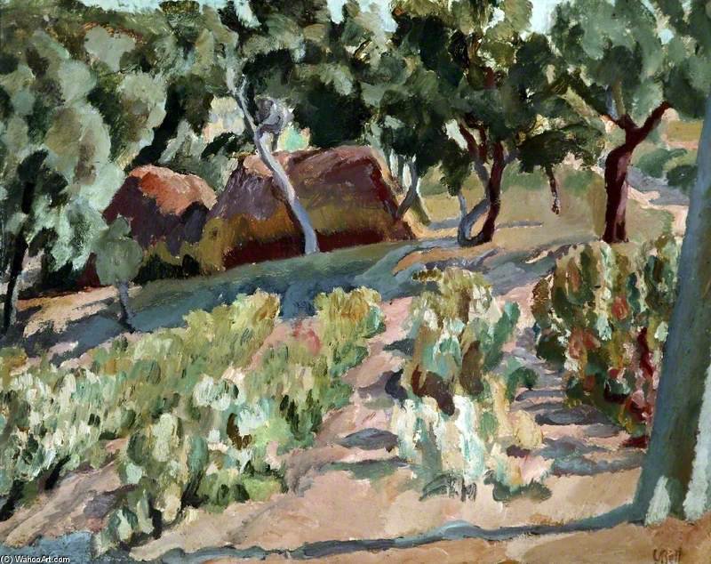 Wikioo.org - The Encyclopedia of Fine Arts - Painting, Artwork by Vanessa Bell - The Vineyard