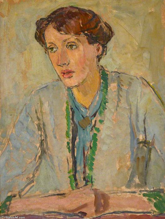 WikiOO.org - Encyclopedia of Fine Arts - Maleri, Artwork Vanessa Bell - Virginia Woolf