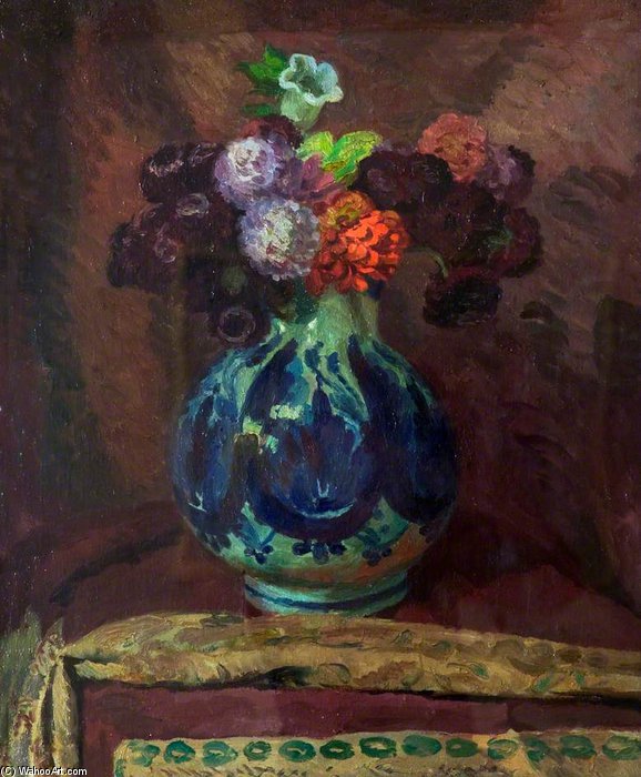 Wikioo.org - The Encyclopedia of Fine Arts - Painting, Artwork by Vanessa Bell - Zinnias