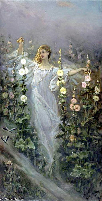 Wikioo.org - The Encyclopedia of Fine Arts - Painting, Artwork by Vasily Alexandrovich Kotarbinsky - Spirit Of Springtime