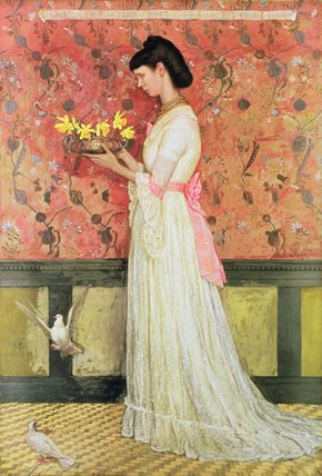 Wikioo.org – L'Encyclopédie des Beaux Arts - Peinture, Oeuvre de Walter Crane - Portrait de Mme Ingram Bywater