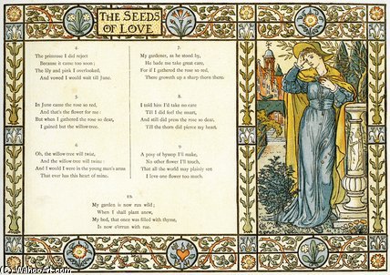 Wikioo.org - The Encyclopedia of Fine Arts - Painting, Artwork by Walter Crane - The Seeds Of Love
