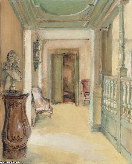 Wikioo.org - The Encyclopedia of Fine Arts - Painting, Artwork by Walter Gay - Château Du Bréau À Fontainbleau