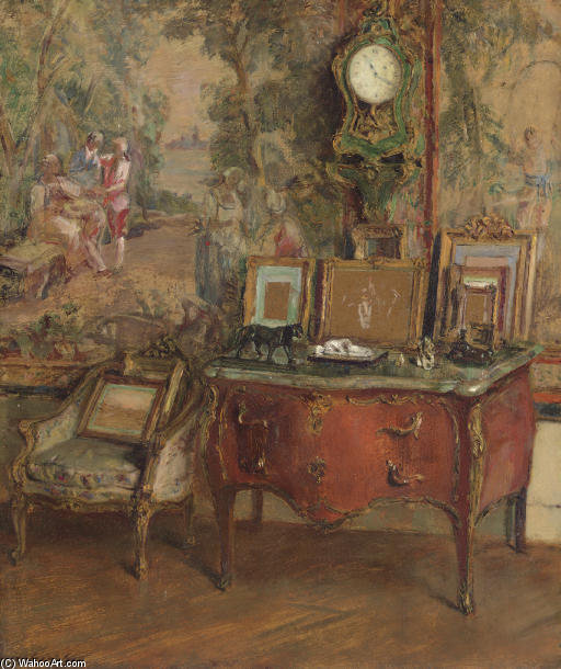 Wikioo.org - The Encyclopedia of Fine Arts - Painting, Artwork by Walter Gay - La Commode