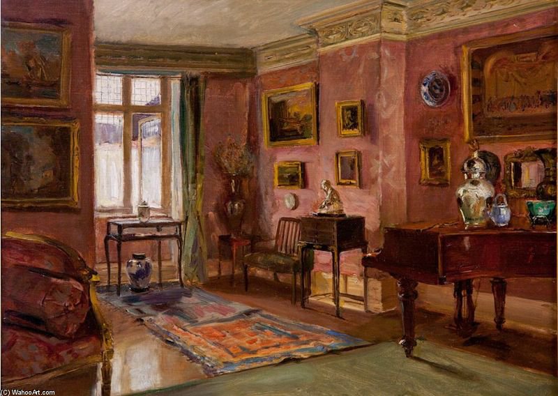 Wikioo.org - The Encyclopedia of Fine Arts - Painting, Artwork by Walter Gay - The Front Parlor