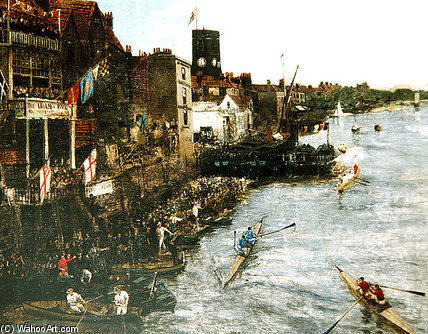 WikiOO.org - Güzel Sanatlar Ansiklopedisi - Resim, Resimler Walter Greaves - Boat Race, Chelsea